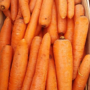 Carottes lavées - lot de 2 kg