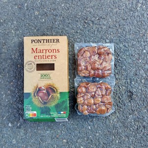 Marrons cuits sous vide -...
