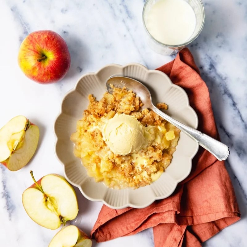 Crumble aux pommes