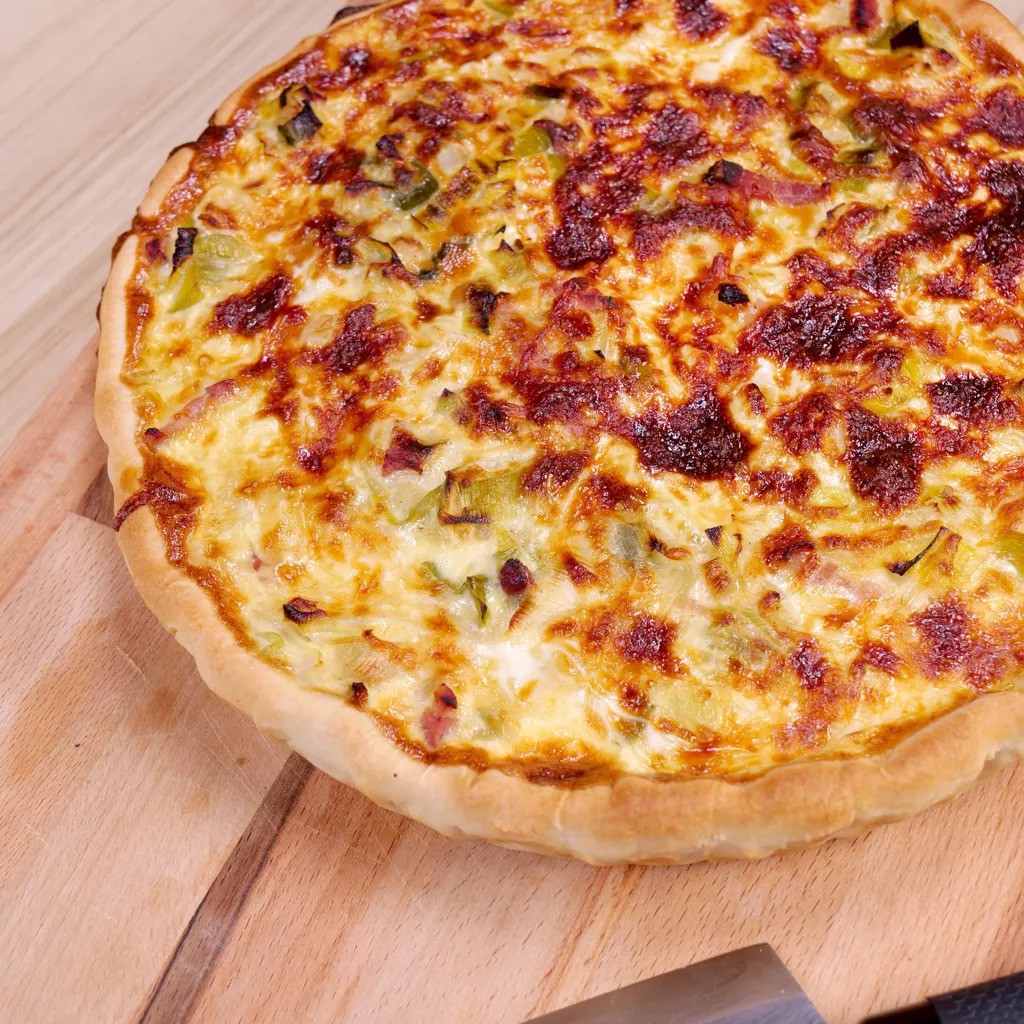 Quiche aux poireaux