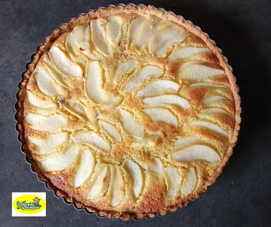 Tarte amandine aux poires