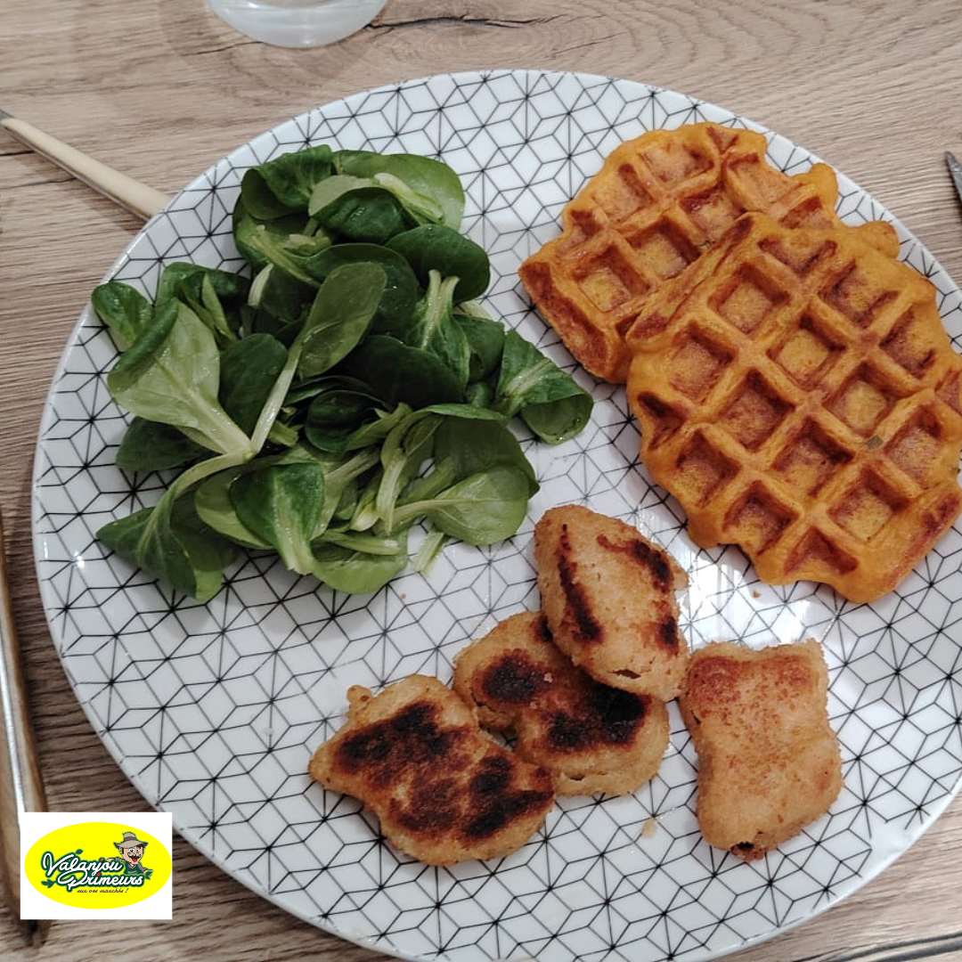 Gaufres de patates douces