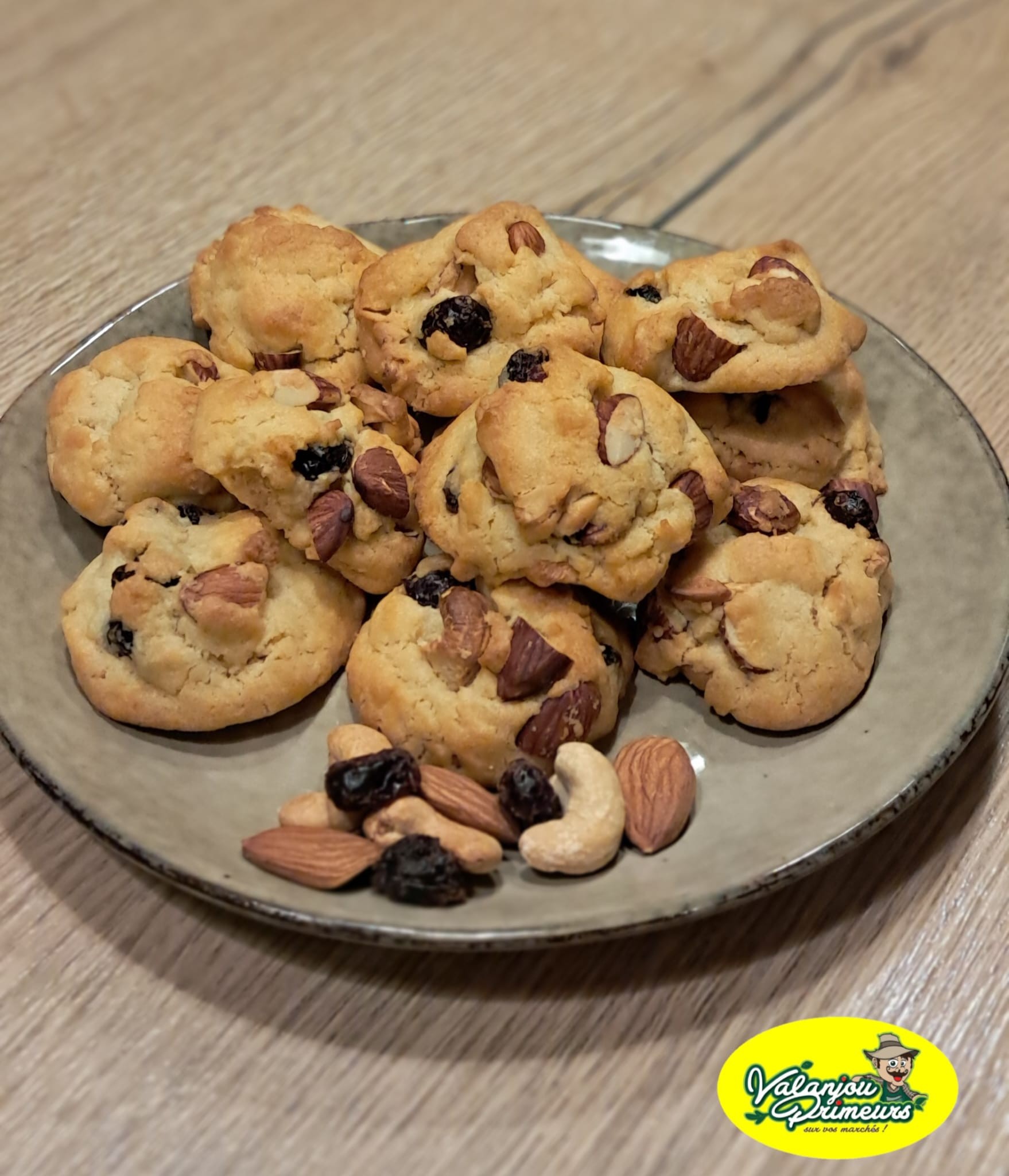 Cookies aux fruits secs