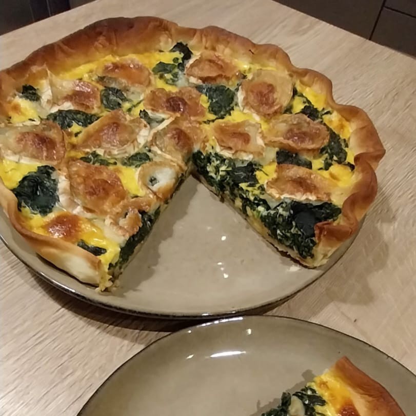 Tarte épinards / chévre