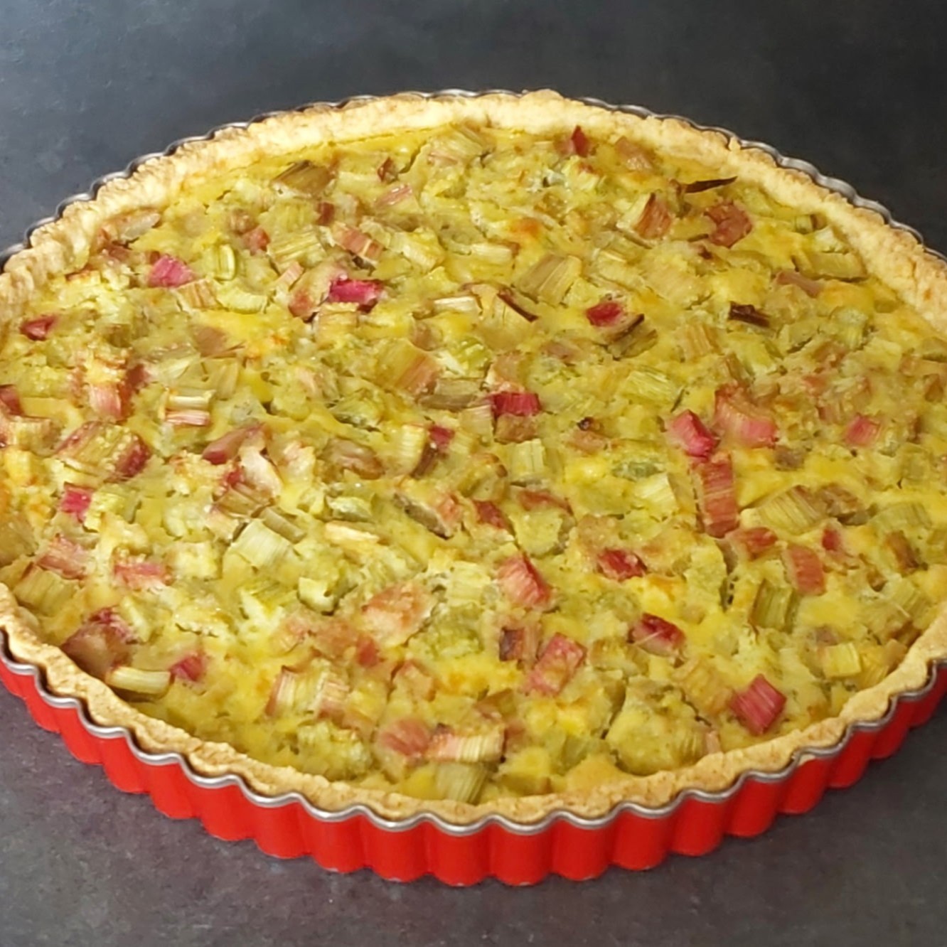Tarte à la rhubarbe