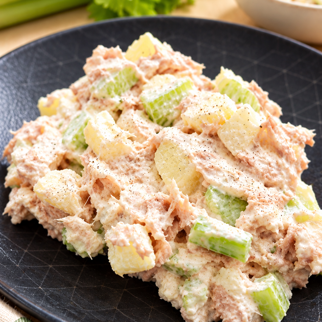Salade crémeuse céleri et thon